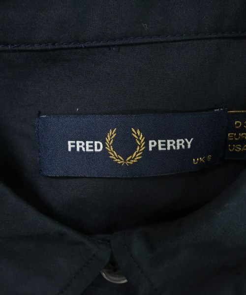 FRED PERRY（フレッドペリー）シャツワンピース 紺 サイズ:8(S位) レディース/2200708049051