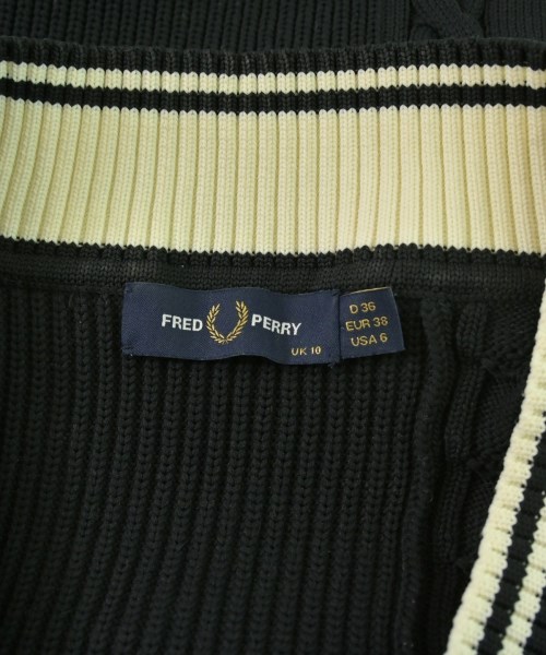 FRED PERRY（フレッドペリー）ニット・セーター 黒 サイズ:36(S位) レディース/2200671903022