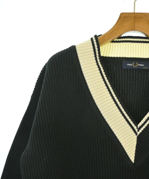 FRED PERRY（フレッドペリー）ニット・セーター 黒 サイズ:36(S位) レディース/2200671903022