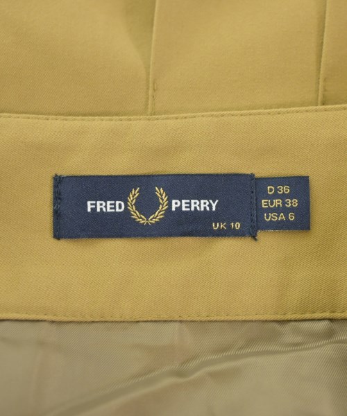 FRED PERRY（フレッドペリー）ひざ丈スカート ベージュ サイズ:38(M位) レディース/2200726651038