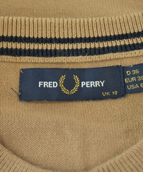 FRED PERRY（フレッドペリー）カーディガン ベージュ サイズ:10(M位) レディース/2200735406124