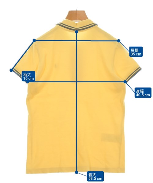 FRED PERRY（フレッドペリー）ポロシャツ 黄 サイズ:36(S位) レディース/2200718392031
