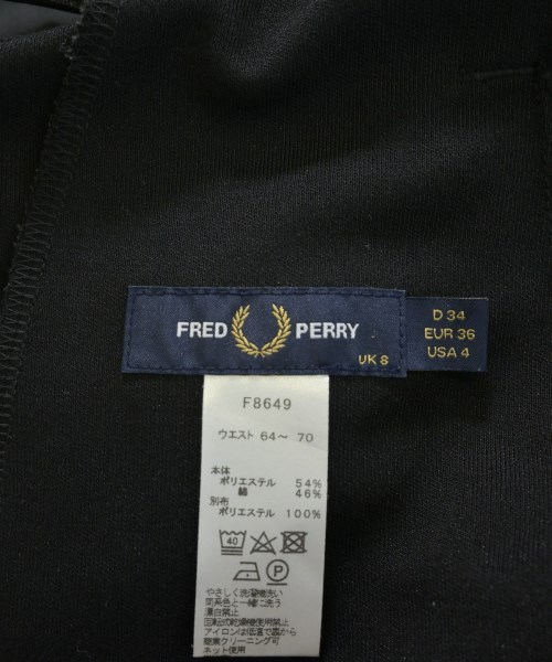 FRED PERRY（フレッドペリー）ロング・マキシ丈スカート 黒 サイズ:36(S位) レディース/2200719230042