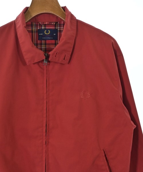 FRED PERRY（フレッドペリー）ブルゾン 赤 サイズ:36(S位) レディース/2200724843039