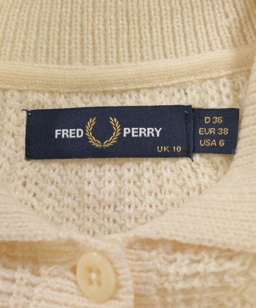 FRED PERRY（フレッドペリー）カーディガン 白 サイズ:38(M位) レディース/2200726744020