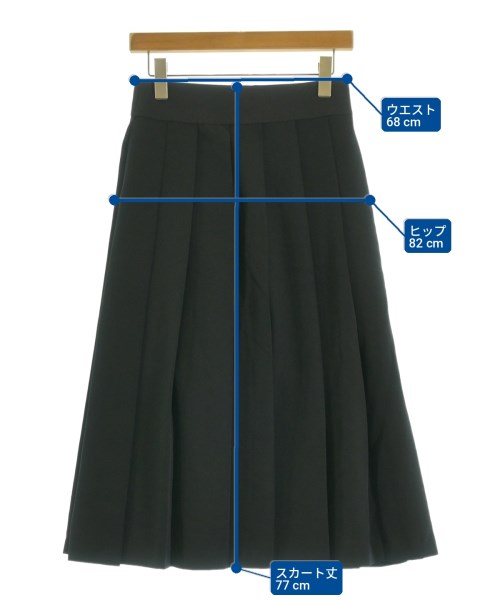 FRED PERRY（フレッドペリー）ロング・マキシ丈スカート 黒 サイズ:34(XS位) レディース/2200703575043