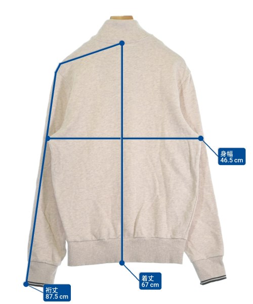FRED PERRY（フレッドペリー）スウェット 白 サイズ:S レディース/2200679778080