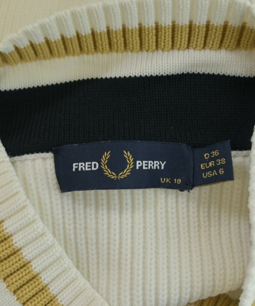 FRED PERRY（フレッドペリー）ニット・セーター 白 サイズ:38(M位) レディース/2200685372036