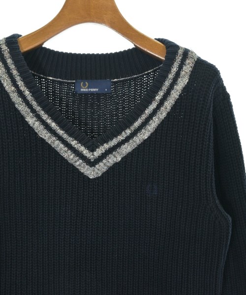 FRED PERRY（フレッドペリー）ニット・セーター 紺 サイズ:8(M位) レディース/2200688304041