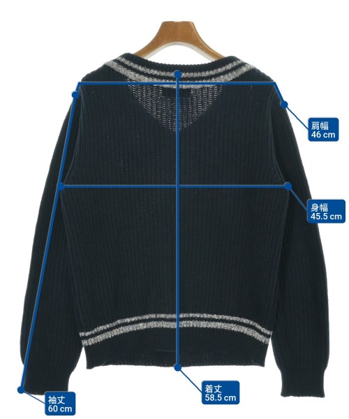 FRED PERRY（フレッドペリー）ニット・セーター 紺 サイズ:8(M位) レディース/2200688304041