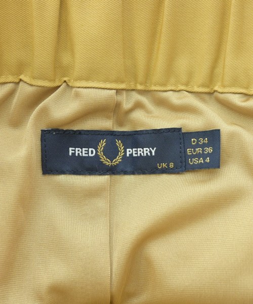 FRED PERRY（フレッドペリー）ロング・マキシ丈スカート 黄 サイズ:34(XS位) レディース/2200688304058