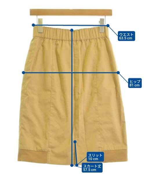 FRED PERRY（フレッドペリー）ロング・マキシ丈スカート 黄 サイズ:34(XS位) レディース/2200688304058