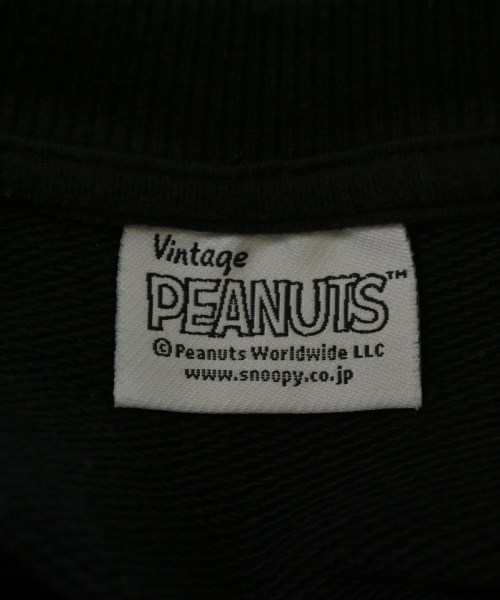 VINTAGE PEANUTS（ヴィンテージピーナッツ）スウェット 黒 サイズ:M レディース/2200724597086