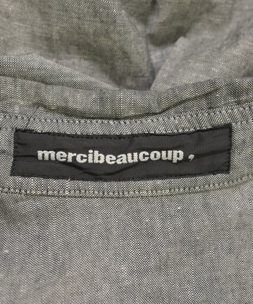 mercibeaucoup,（メルシーボークー）カジュアルシャツ グレー サイズ:1(S位) レディース/2200626542054