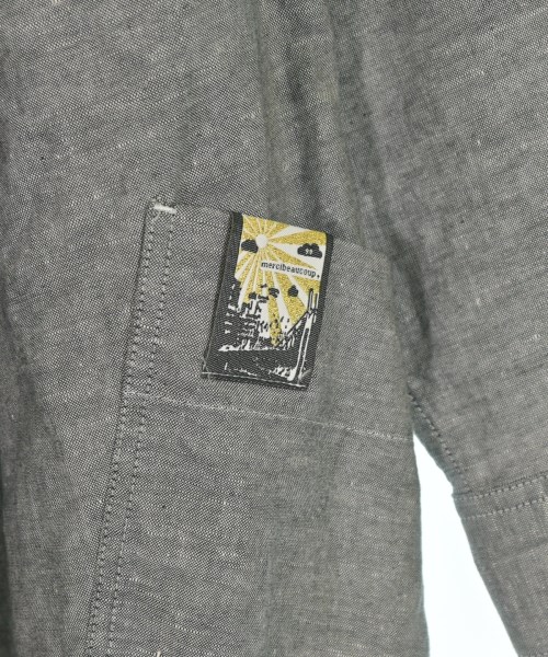 mercibeaucoup,（メルシーボークー）カジュアルシャツ グレー サイズ:1(S位) レディース/2200626542054