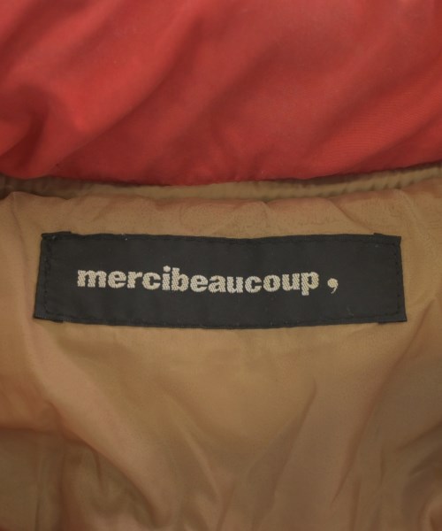 mercibeaucoup,（メルシーボークー）ダウンジャケット/ダウンベスト 赤 サイズ:1(S位) レディース/2200622173085