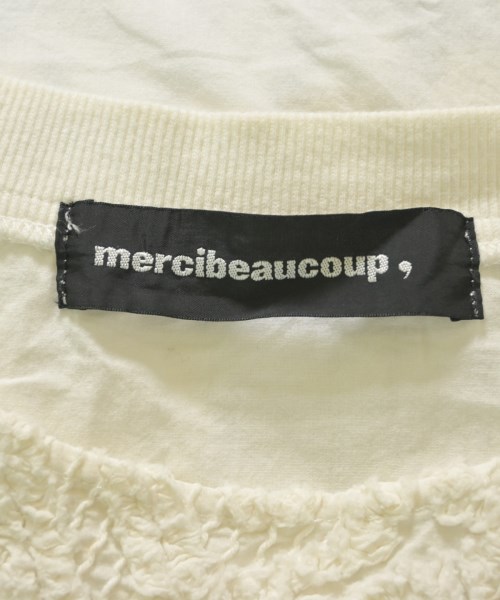 mercibeaucoup,（メルシーボークー）Tシャツ・カットソー 白 サイズ:1(S位) レディース/2200632249060
