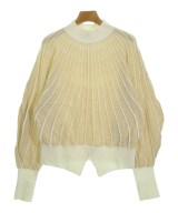 mercibeaucoup,（メルシーボークー）ニット・セーター ベージュ サイズ:1(S位) レディース/2200632249077