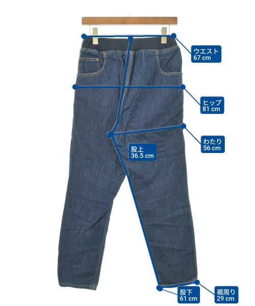 mercibeaucoup,（メルシーボークー）デニムパンツ 紺 サイズ:S レディース/2200632249138