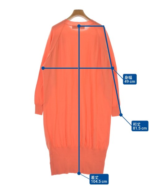 mercibeaucoup,（メルシーボークー）ワンピース オレンジ サイズ:1(S位) レディース/2200629517059