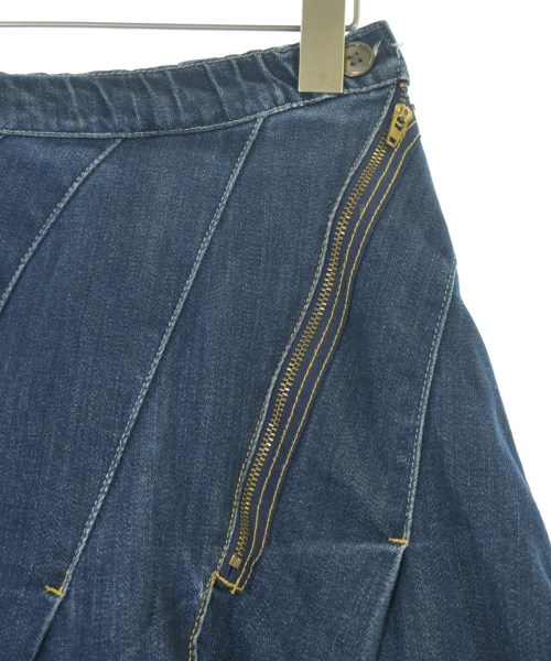 mercibeaucoup,（メルシーボークー）ひざ丈スカート 紺 サイズ:0(XS位) レディース/2200675432023