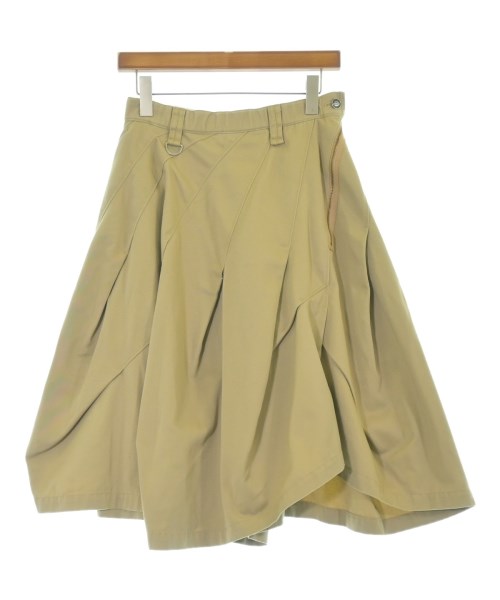 mercibeaucoup,(メルシーボークー)ひざ丈スカート ベージュ サイズ:0(XS位)/2200675432030