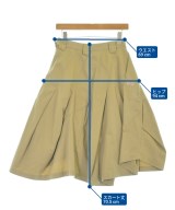mercibeaucoup,（メルシーボークー）ひざ丈スカート ベージュ サイズ:0(XS位) レディース/2200675432030
