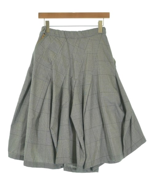 mercibeaucoup,（メルシーボークー）ひざ丈スカート 黒 サイズ:0(XS位) レディース/2200675432047