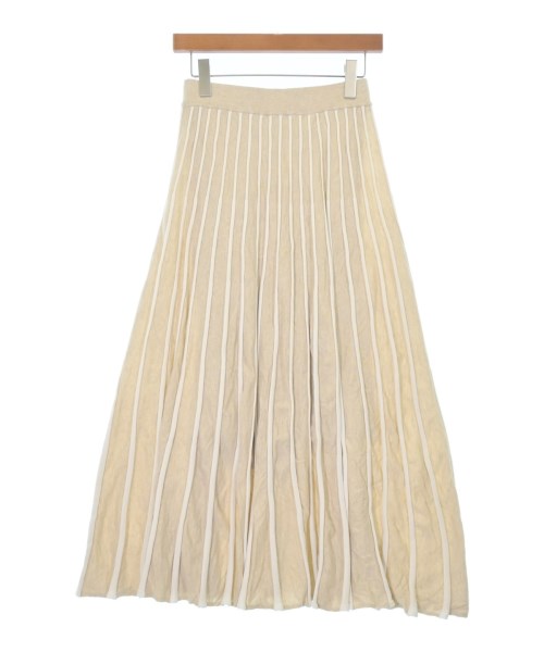 mercibeaucoup,（メルシーボークー）ロング・マキシ丈スカート ベージュ サイズ:1(S位) レディース/2200675819046