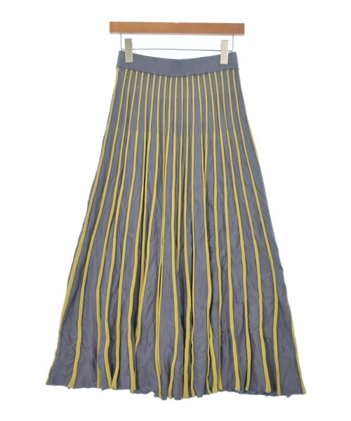 mercibeaucoup,（メルシーボークー）ロング・マキシ丈スカート グレー サイズ:1(S位) レディース/2200675819053