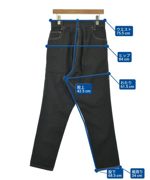 mercibeaucoup,（メルシーボークー）デニムパンツ 黒 サイズ:M レディース/2200674075030