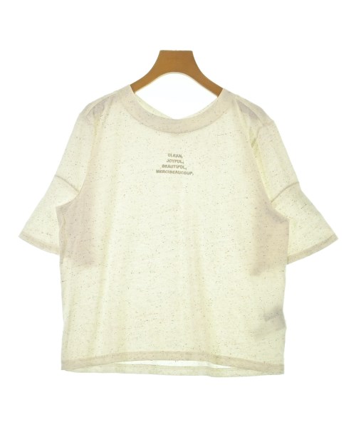 mercibeaucoup,（メルシーボークー）Tシャツ・カットソー 白 サイズ:1(S位) レディース/2200681156166