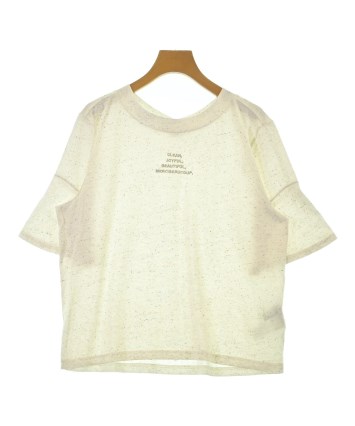 メルシーボークー　新品　リブソー　半袖シャツ　白　mercibeaucoup mercibeaucoup,（メルシーボークー）Tシャツ・カットソー 白 サイズ:1