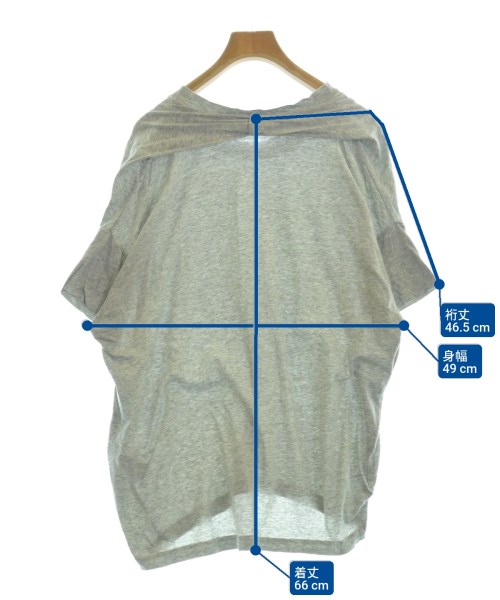 mercibeaucoup,（メルシーボークー）Tシャツ・カットソー グレー サイズ:1(S位) レディース/2200658686061