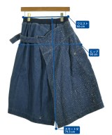 mercibeaucoup,（メルシーボークー）ロング・マキシ丈スカート 青 サイズ:1(S位) レディース/2200710514011