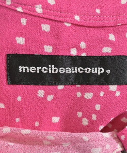 mercibeaucoup,（メルシーボークー）シャツワンピース ピンク サイズ:1(S位) レディース/2200713710076