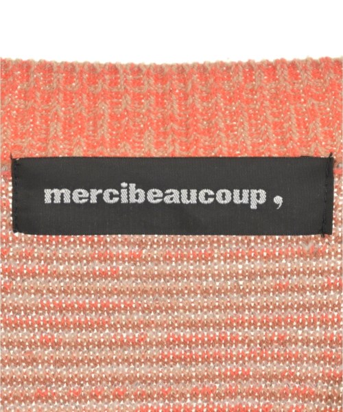 mercibeaucoup,（メルシーボークー）ニット・セーター オレンジ サイズ:1(S位) レディース/2200713710083