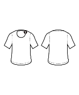 mercibeaucoup,（メルシーボークー）Tシャツ・カットソー 青 サイズ:1(S位) レディース/2200713710090