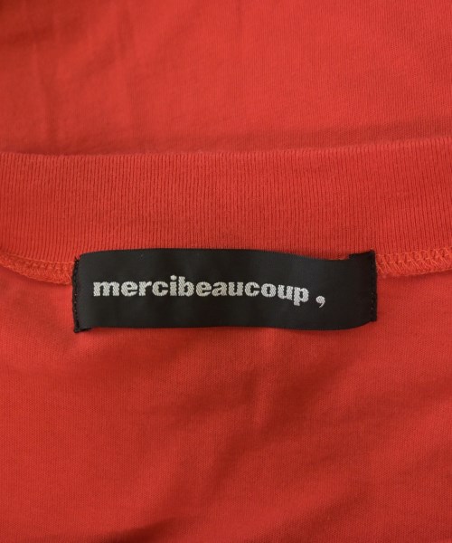 mercibeaucoup,（メルシーボークー）Tシャツ・カットソー 赤 サイズ:1(S位) レディース/2200713710106