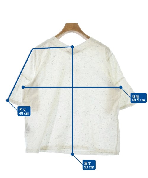 mercibeaucoup,（メルシーボークー）Tシャツ・カットソー 白 サイズ:1(S位) レディース/2200647772102