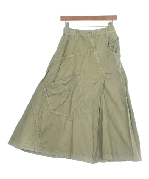 mercibeaucoup,(メルシーボークー)ロング・マキシ丈スカート カーキ サイズ:1(S位)/2200648960089