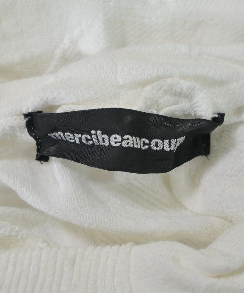 mercibeaucoup,（メルシーボークー）Tシャツ・カットソー 白 サイズ:F レディース/2200648960096