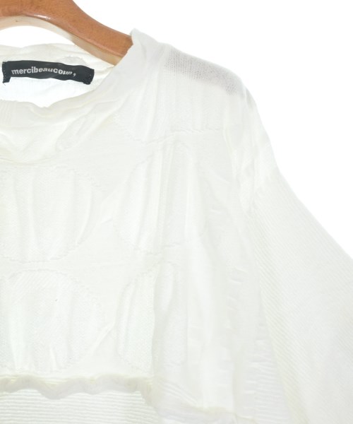 mercibeaucoup,（メルシーボークー）Tシャツ・カットソー 白 サイズ:F レディース/2200648960096