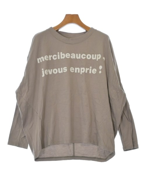 mercibeaucoup,(メルシーボークー)Tシャツ・カットソー グレー サイズ:1(S位)/2200640766023