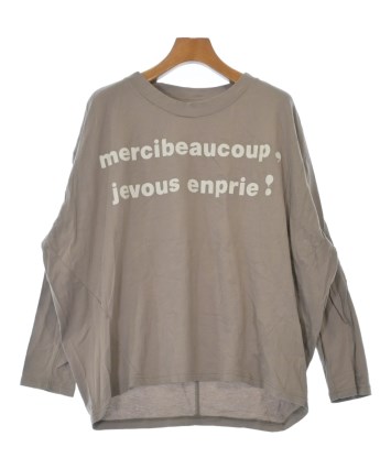 mercibeaucoup,（メルシーボークー）Tシャツ・カットソー グレー