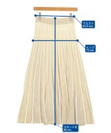 mercibeaucoup,（メルシーボークー）ロング・マキシ丈スカート ベージュ サイズ:1(S位) レディース/2200706185164