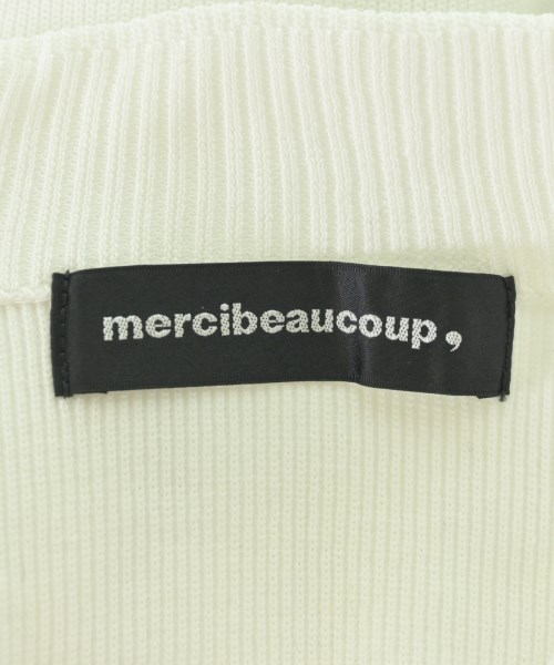 mercibeaucoup,（メルシーボークー）カーディガン 白 サイズ:1(S位) レディース/2200706185331