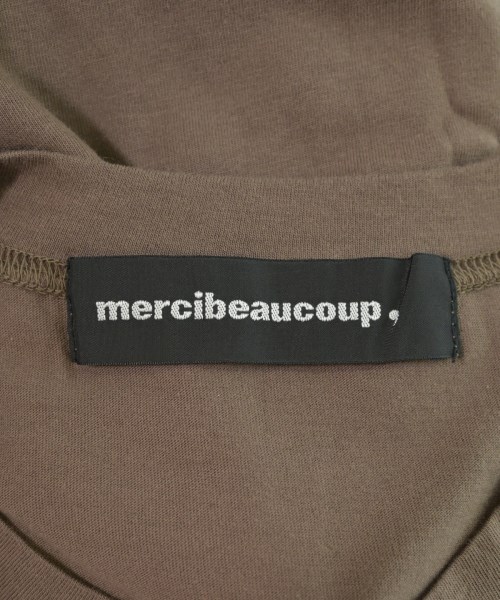 mercibeaucoup,（メルシーボークー）Tシャツ・カットソー 茶 サイズ:1(S位) レディース/2200706185485