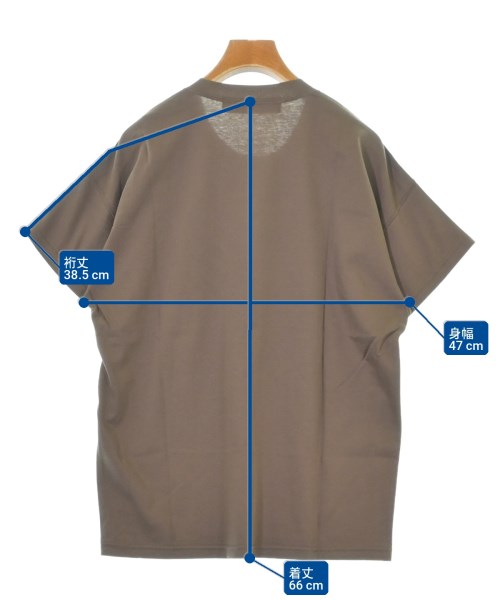 mercibeaucoup,（メルシーボークー）Tシャツ・カットソー 茶 サイズ:1(S位) レディース/2200706185485