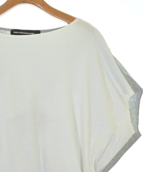 mercibeaucoup,（メルシーボークー）Tシャツ・カットソー 白 サイズ:1(S位) レディース/2200687097036